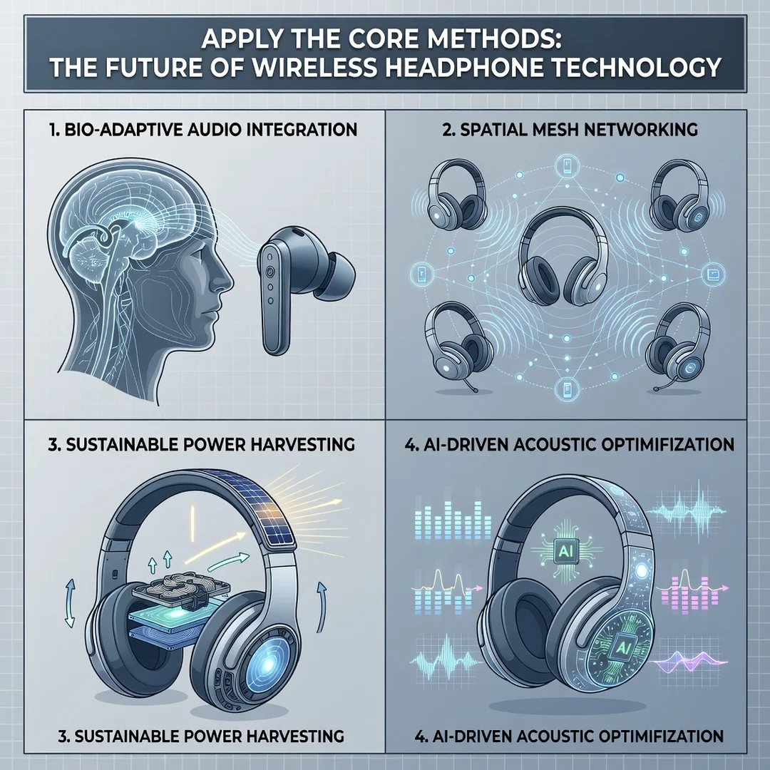 Step 5: Illustration for step: Apply the core methods related to The Future of Wireless Headphone Technology