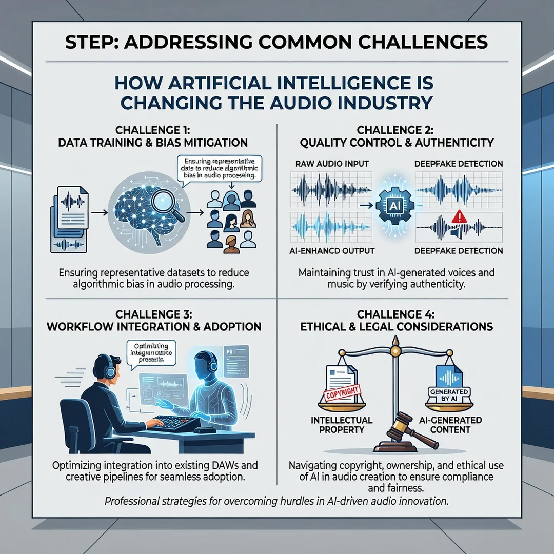 Step 7: Illustration for step: Address common challenges related to How Artificial Intelligence Is Changing