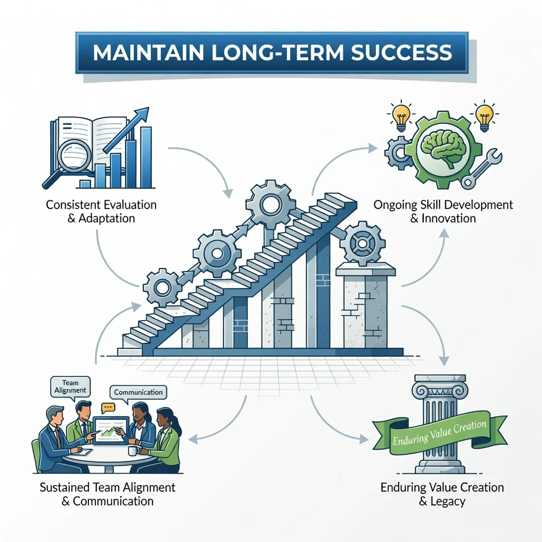 Step 8: Illustration for step: Maintain long-term success related to How Bluetooth Technology Transmits High
