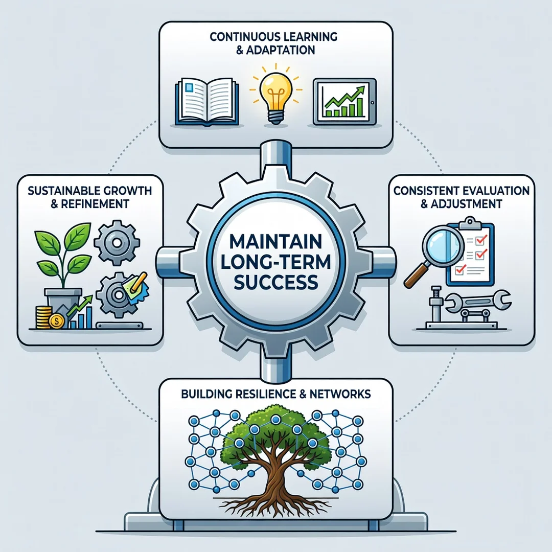Step 8: Illustration for step: Maintain long-term success related to How Digital Signal Processing Improves 